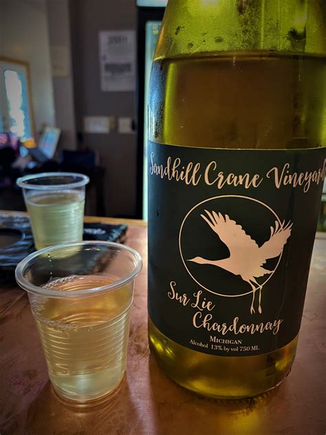Sandhill crane winery - Port Wines. 1420 32 l 7. Made with estate grown white grapes and aged in french oak barrels for 3 years, this white port is complex with layers of flavors and aromas. Bright herbs, warm spices, vanilla, caramel and apricot and lemon zest on the finish. Very special. 
